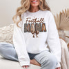 Football Mama Shirt or Sweatshirt, DTG Printed Game Day Tee, Fall Football Graphic Sweatshirt, Unisex Comfort Colors® Football Shirt