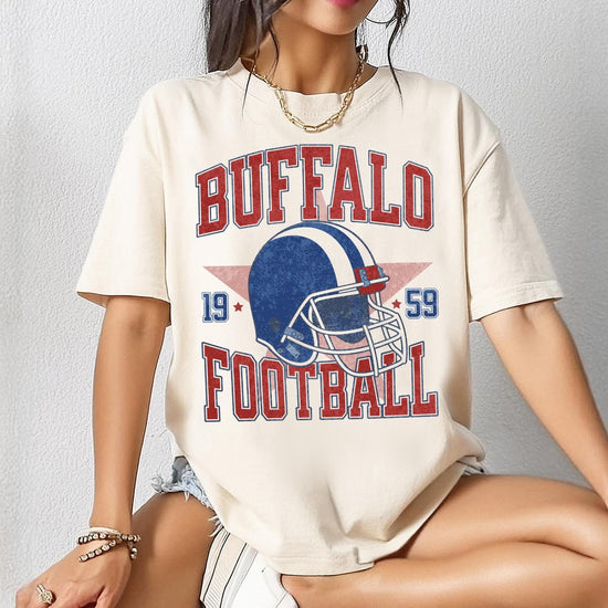Vintage Football State Shirt or Sweatshirt, DTG Printed Tee, Football Graphic Sweatshirt, Unisex Comfort Colors® Custom Football Shirt