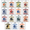 Vintage Football State Shirt or Sweatshirt, DTG Printed Tee, Football Graphic Sweatshirt, Unisex Comfort Colors® Custom Football Shirt
