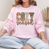 Cozy Season Sweatshirt or T-Shirt, Fall Graphic Shirt, Autumn Cozy Vibes Tee, Pumpkin Spice Season Crewneck, DTG Printed