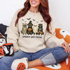 Spooky and Feral Shirt, Halloween Sweatshirt or Tee, Cute Spooky Season Graphic Shirt, DTG Printed Halloween Crewneck