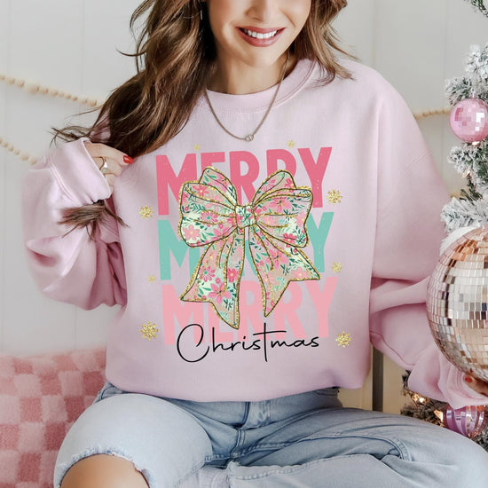 Merry Christmas DTG Printed T-Shirt or Sweatshirt
