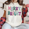Merry Christmas Spirit T-Shirt or Sweatshirt | DTG Printed Holiday Graphic Shirt | Cozy Unisex Christmas Top