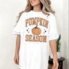 Pumpkin Season Shirt, Fall Sweatshirt or Tee, Cozy Autumn Graphic Shirt, DTG Printed Pumpkin Season Crewneck, Cute Fall Outfit