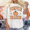 Pumpkin Season Shirt, Fall Sweatshirt or Tee, Cozy Autumn Graphic Shirt, DTG Printed Pumpkin Season Crewneck, Cute Fall Outfit