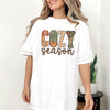 Cozy Season Sweatshirt or T-Shirt, Fall Graphic Shirt, Autumn Cozy Vibes Tee, Pumpkin Spice Season Crewneck, DTG Printed