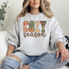 Cozy Season Sweatshirt or T-Shirt, Fall Graphic Shirt, Autumn Cozy Vibes Tee, Pumpkin Spice Season Crewneck, DTG Printed