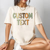 Custom Fall Pattern Text Sweatshirt or T-Shirt: Personalized Fall Style