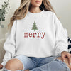 Merry DTG Printed T-Shirt or Sweatshirt | DTG Printed Holiday Graphic Shirt | Cozy Unisex Christmas Top