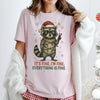 Everything&#39;s Fine Christmas DTG Printed Sweatshirt or T-Shirt