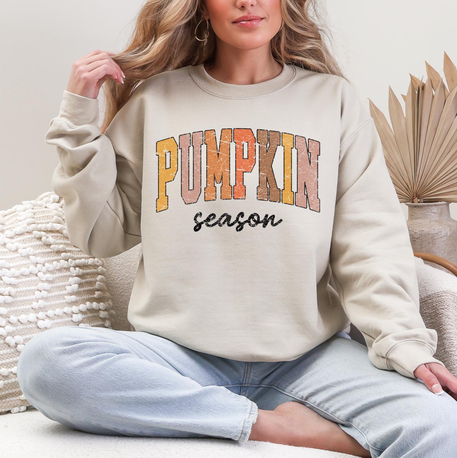 Pumpkin Season Sweatshirt or T-Shirt DTG Printed – Belamoda Co.