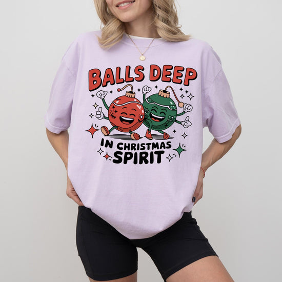 Merry Christmas Spirit T-Shirt or Sweatshirt | DTG Printed Holiday Graphic Shirt | Cozy Unisex Christmas Top