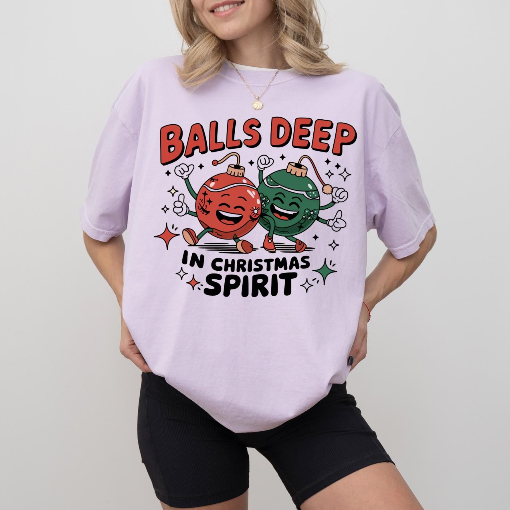 Merry Christmas Spirit T-Shirt or Sweatshirt | DTG Printed Holiday Graphic Shirt | Cozy Unisex Christmas Top