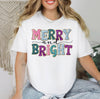 Merry Christmas Spirit T-Shirt or Sweatshirt | DTG Printed Holiday Graphic Shirt | Cozy Unisex Christmas Top