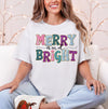 Merry Christmas Spirit T-Shirt or Sweatshirt | DTG Printed Holiday Graphic Shirt | Cozy Unisex Christmas Top