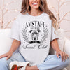 Custom Dog Social Club Pet T-Shirt with Photo & Name DTG Printed | Personalized Pet Portrait Shirt | Custom Dog Cat Graphic Tee