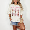 Iced Coffee Club Sweatshirt or T-Shirt, Funny Coffee Lover Graphic Tee, DTG Printed Cozy Coffee Shirt, Caffeine Addict Gift