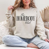 The Homebody Club Sweatshirt or T-Shirt, Cozy Loungewear Graphic Tee, DTG Printed Minimalist Comfort Shirt, Introvert Gift