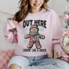 Out Here Looking Like A Snack Sweatshirt or T-Shirt | Cute Holiday Graphic Tee | Funny Christmas Shirt