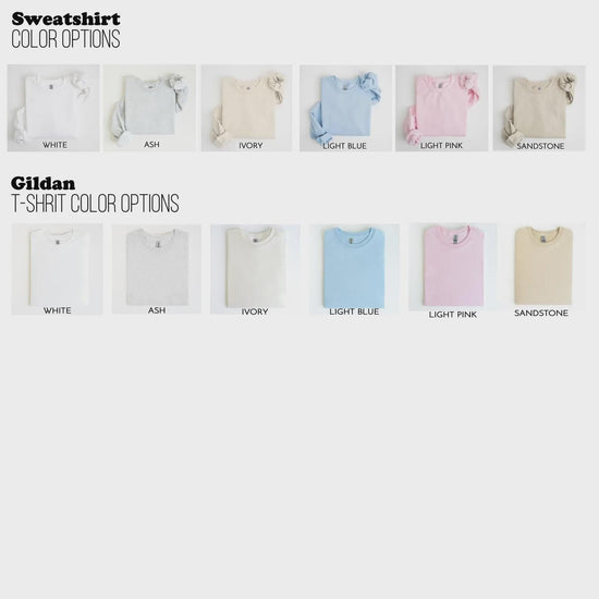 Custom Text T-Shirt or Sweatshirt | Personalized Sweathsirt | DTG Printed