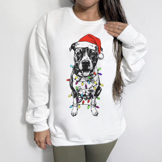 Custom Pet Christmas T-Shirt with Photo & Name DTG Printed | Personalized Pet Portrait Shirt | Custom Dog Cat Graphic Tee | Pet Lover Gift