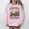 Train Wreck Sweatshirt or T-Shirt | Funny Mom Shirt | Trendy Graphic Sweatshirt | Gifts for Her