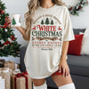 White Christmas Shirt, Tee Columbia Inn Pine Tree Vermont Christmas, Christmas Holiday Sweater, White Christmas Family Matching Tee