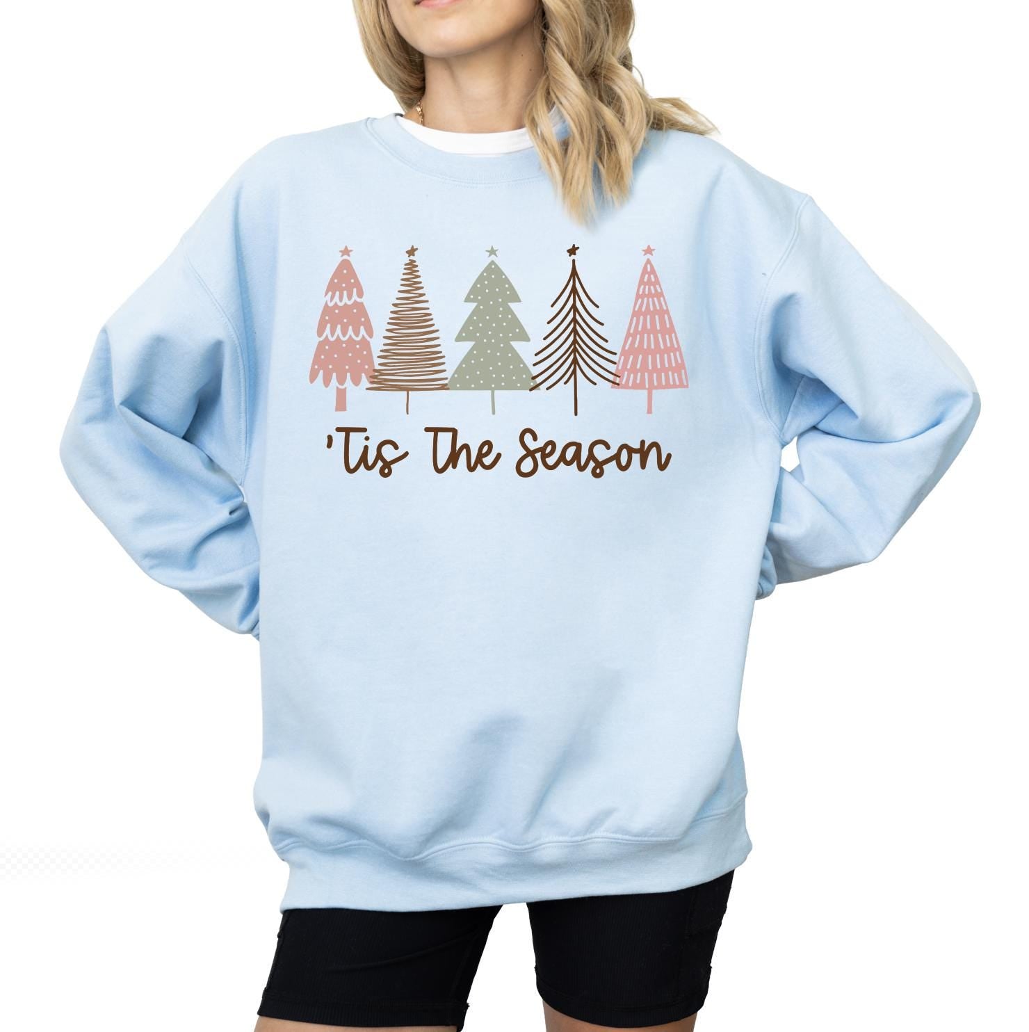 Christmas Tree Shirt, Christmas Sweatshirt for Women, Christmas Tree Tshirt, Christmas Coquette Christmas Shirt