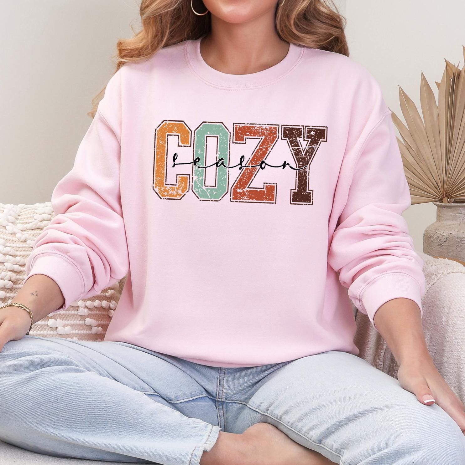 Comfort Colors, Cozy Season Shirt, Fall Season T-Shirt, Autumn Cozy Shirt, Cute Cozy Season T-Shirt, Floral Cozy Season Tee, Girl Fall Shirt