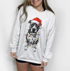 Custom Pet Christmas T-Shirt with Photo & Name DTG Printed | Personalized Pet Portrait Shirt | Custom Dog Cat Graphic Tee | Pet Lover Gift