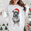 Custom Pet Christmas T-Shirt with Photo & Name DTG Printed | Personalized Pet Portrait Shirt | Custom Dog Cat Graphic Tee | Pet Lover Gift