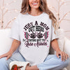 Just a Mom Out Here Sweatshirt | Mom Life Graphic Crewneck | Funny Relatable Mom Shirt | Trendy Gift for Moms
