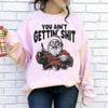 Funny Santa Christmas Sweatshirt and Hoodie, Retro Holiday Santa Sweatshirt, Merry Christmas Sweater, Christmas Santa Bow