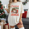 Christmas Movies, Christmas Tree Sweatshirt, Retro Holiday Santa Sweatshirt, Merry Christmas Sweater, Christmas Santa Bow