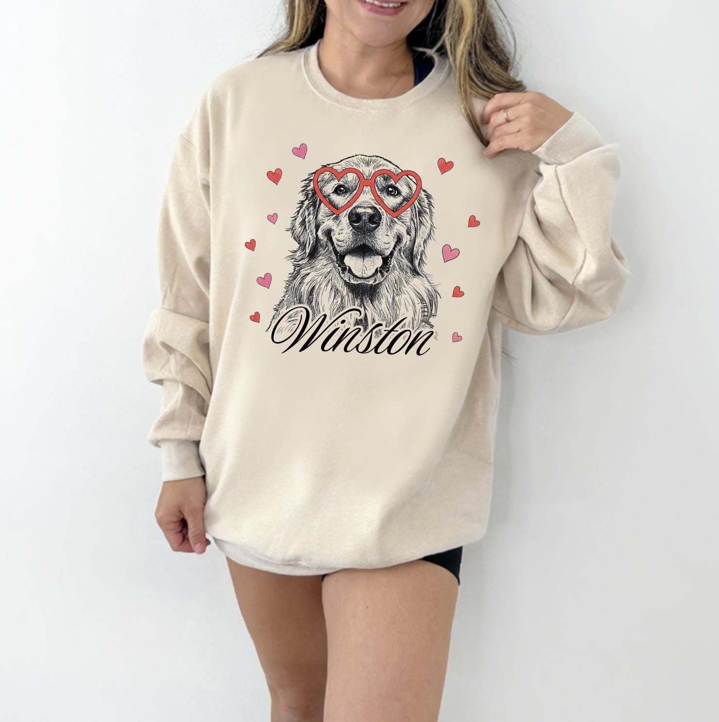 Custom Pet T-shirt with Pet photo and name, Personalized Pet Portrait Shirt, Custom Dog Cat Graphic Tee, Pet Lover Gift, Dog Lover shirt