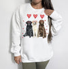 Custom Pet Valentine's Day T-Shirt with Photo & Name DTG Printed | Personalized Pet Shirt | Custom Dog Cat Graphic Tee | Pet Lover Gift