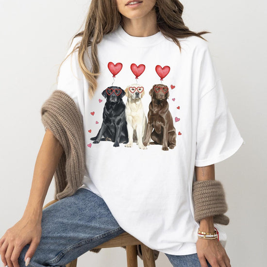 Custom Pet Valentine's Day T-Shirt with Photo & Name DTG Printed | Personalized Pet Shirt | Custom Dog Cat Graphic Tee | Pet Lover Gift