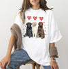 Custom Pet Valentine's Day T-Shirt with Photo & Name DTG Printed | Personalized Pet Shirt | Custom Dog Cat Graphic Tee | Pet Lover Gift