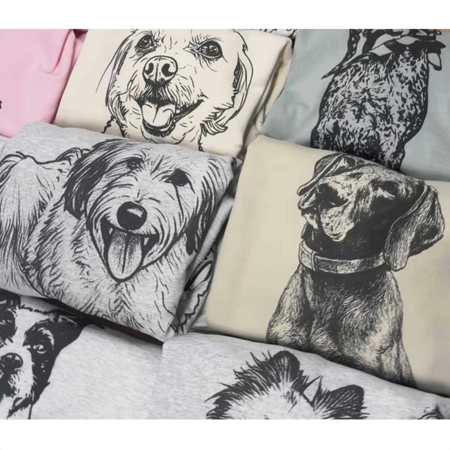 Custom Pet T-Shirt with Photo & Name DTG Printed | Personalized Pet Portrait Shirt | Custom Dog Cat Graphic Tee | Pet Lover Gift