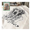 Custom Pet T-Shirt with Photo & Name DTG Printed | Personalized Pet Portrait Shirt | Custom Dog Cat Graphic Tee | Pet Lover Gift