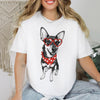 Custom Pet Valentine's Day T-Shirt with Photo & Name DTG Printed | Personalized Pet Shirt | Custom Dog Cat Graphic Tee | Pet Lover Gift