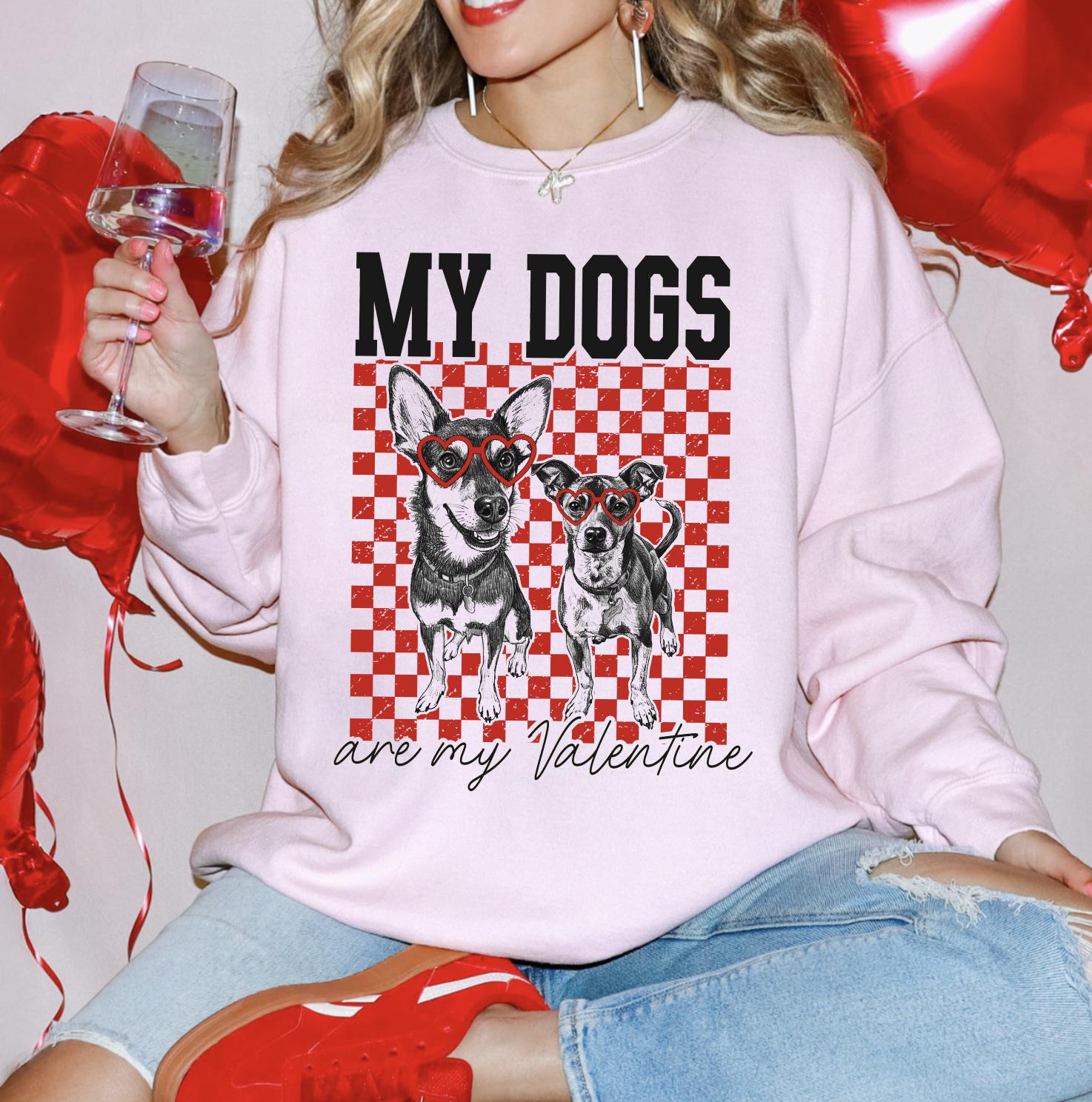 Custom Pet Valentine's Day T-Shirt with Photo & Name DTG Printed | Personalized Pet Shirt | Custom Dog Cat Graphic Tee | Pet Lover Gift