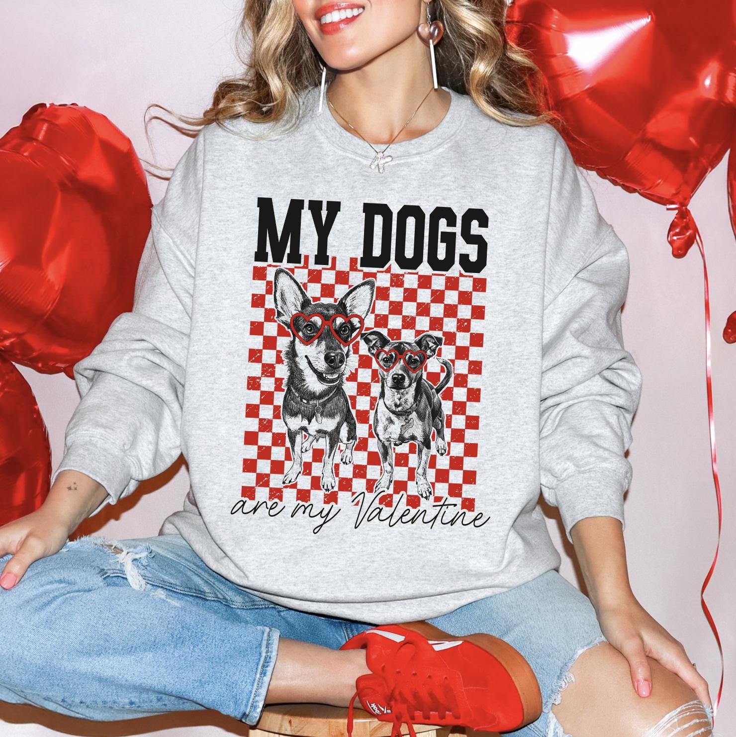 Custom Pet Valentine's Day T-Shirt with Photo & Name DTG Printed | Personalized Pet Shirt | Custom Dog Cat Graphic Tee | Pet Lover Gift