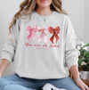 Valentines Heart Sweatshirt, DTG Printed Womens Valentine's Day Sweatshirt, Couple Gift Sweatshirt, Anniversary Day Gift, Christmas Gift