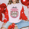Anti Valentines Day Sweatshirt, DTG Printed Womens, Anti Valentine's Day Graphic Shirt