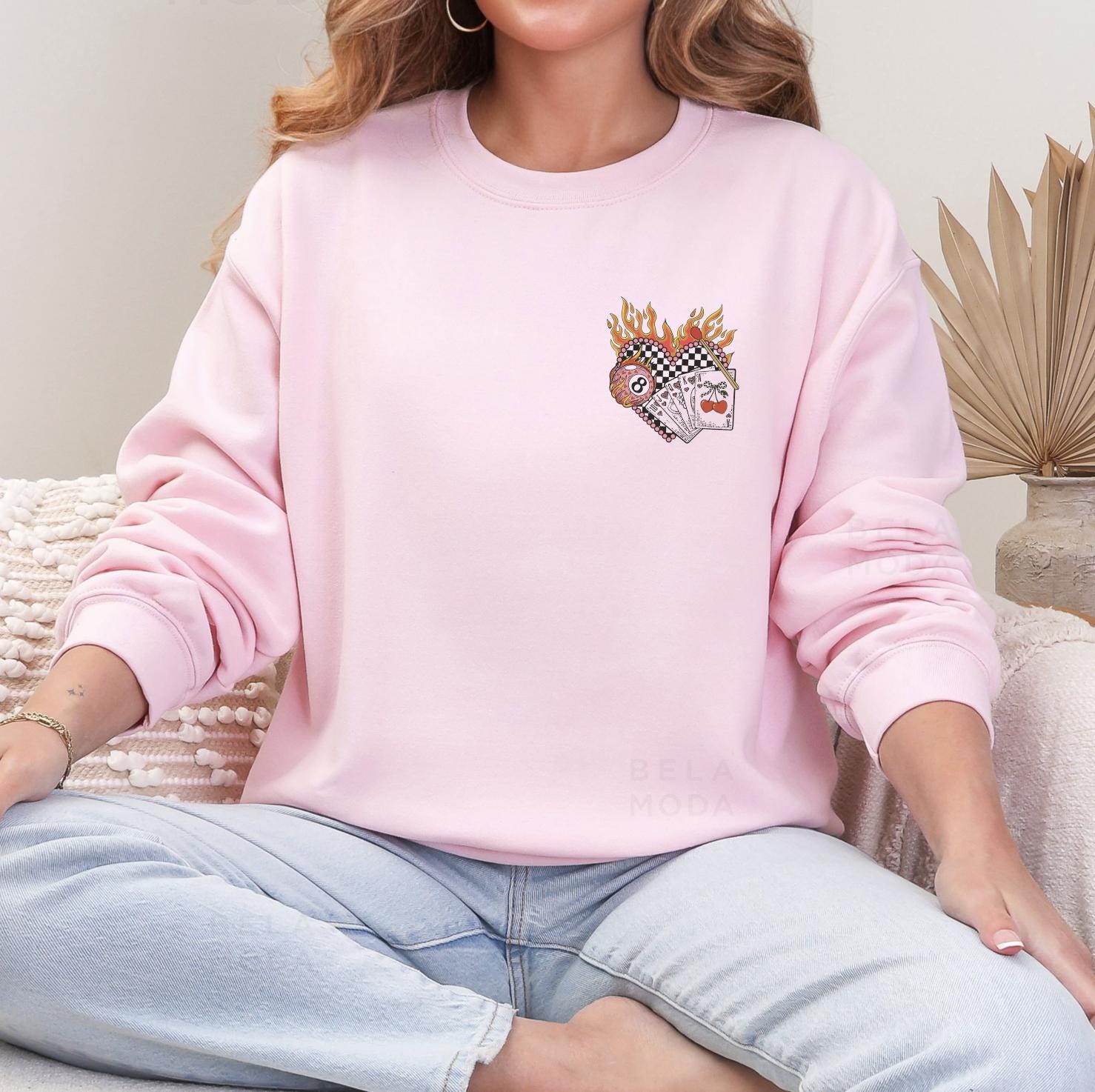 Howdy Valentines Sweatshirt, DTG Printed Womens Valentine's Day Sweatshirt, Couple Gift Sweatshirt, Anniversary Day Gift