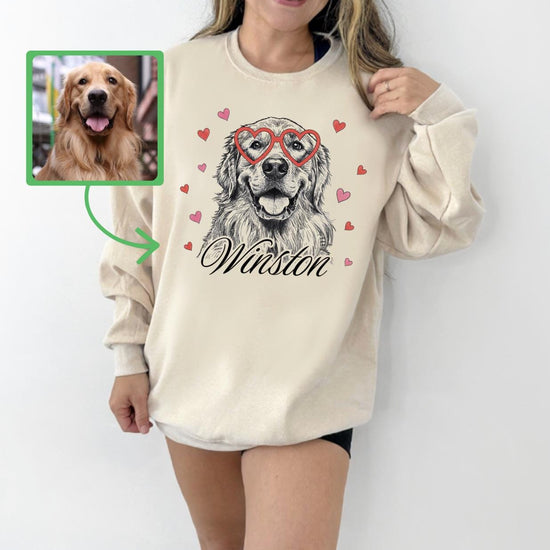 Custom Pet T-shirt with Pet photo and name, Personalized Pet Portrait Shirt, Custom Dog Cat Graphic Tee, Pet Lover Gift, Dog Lover shirt