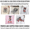 Custom Pet Valentine's Day T-Shirt with Photo & Name DTG Printed | Personalized Pet Shirt | Custom Dog Cat Graphic Tee | Pet Lover Gift