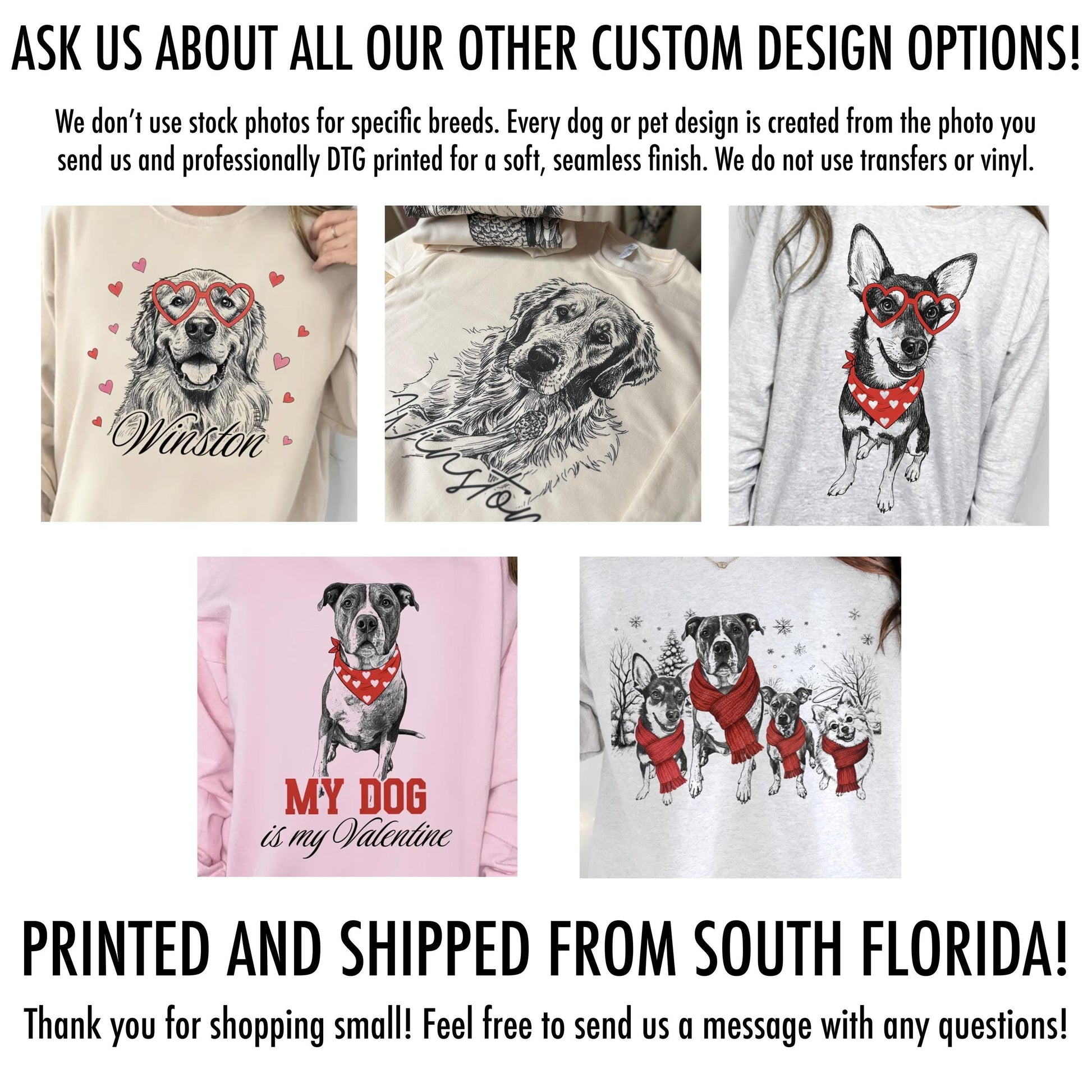 Custom Pet Valentine's Day T-Shirt with Photo & Name DTG Printed | Personalized Pet Shirt | Custom Dog Cat Graphic Tee | Pet Lover Gift