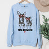 Custom Pet Valentine's Day T-Shirt with Photo & Name DTG Printed | Personalized Pet Shirt | Custom Dog Cat Graphic Tee | Pet Lover Gift